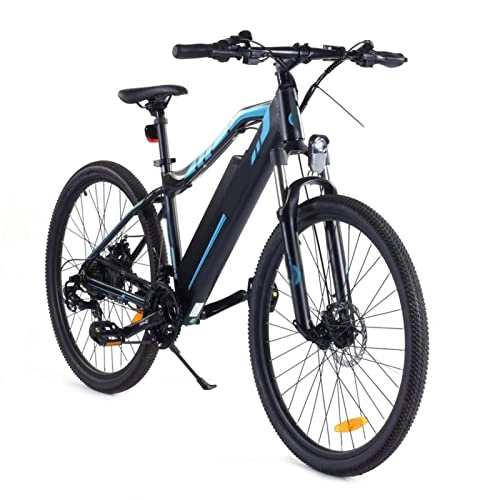 Mountain bike elettriches : Bici elettrica Pieghevole per Adulti da 250 W 25 km / h, Bicicletta elettrica da Montagna 27, 5 Pollici, Bicicletta elettrica a Batteria 48 V 12, 5 Ah