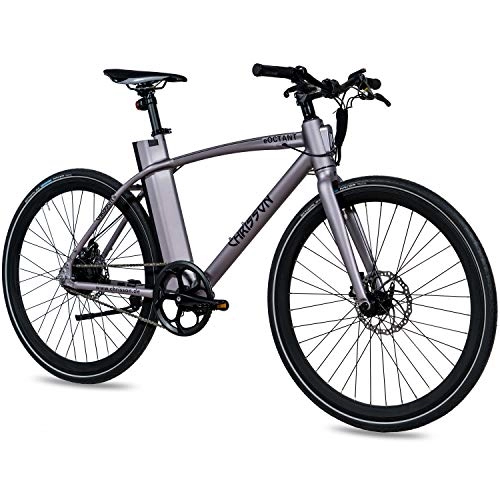 Mountain bike elettriches : CHRISSON EOCTANT - Bicicletta elettrica da 28 pollici, con ruota posteriore Aikema 250 W, 36 V, 40 Nm, per uomo e donna, pratica E-City Bike