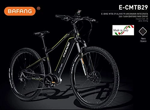 Mountain bike elettriches : Cicli Puzone Bici CASADEI Mountain Bike 29 E-CMTB29 Gamma 2019 Garanzia 2 Anni (45 CM)