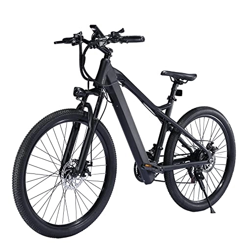 Mountain bike elettriches : HITWAY 26"Bicicletta elettrica da montagna, 48V 10Ah 250W EBike ad alte prestazioni, biciclette a pedalata assistita per adulti BK7
