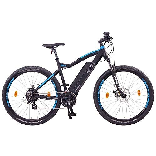 Mountain bike elettriches : NCM Moscow Bicicletta elettrica da Trekking, 250W, Batería 48V 13Ah 624Wh 29" Nero