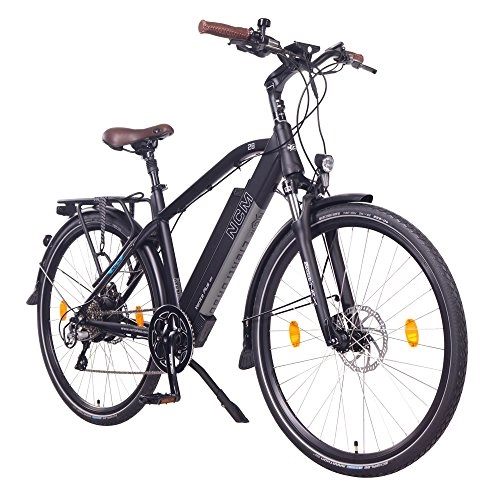 Mountain bike elettriches : NCM Venice Plus Bicicletta Elettrica da città, 250W, Batteria 48V 16Ah 768Wh, 28'' Nero