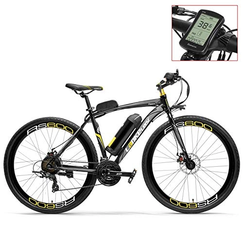 Mountain bike elettriches : Sports Outdoors Commuter City Road Bike bicycle Mountain  RS600 700C Pedal Assist Electric  36V 20Ah Battery 300W Motor Aluminium Alloy Airfoil-shaped Frame Both Disc Brake 20-35km / h Road Bicycle