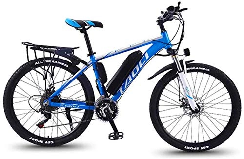 Mountain bike elettriches : ZJZ Mountain Bike elettriche per Adulti, Batteria agli ioni di Litio Rimovibile di Grande capacità (36V, 13AH), e-Bike con Cambio a 30 velocità 3 modalità di Lavoro