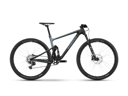 Mountain Bike : Ghost Lector FS Essential Fully Mountain Bike (29" | Carbonio / grigio scuro)