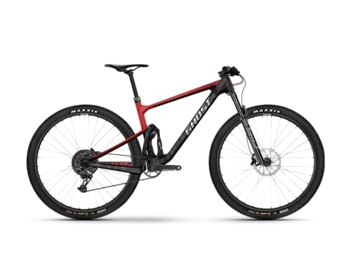 Mountain Bike : Ghost Lector FS - Mountain bike universale Fully (29" | carbonio / rosso crawall)