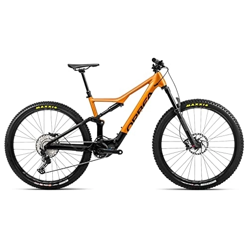 Mountain Bike : Orbea Unisex Fahrrad Rise H30 M MTB, 12-Gang, 41, 9 cm, 29", Leo Orange Schwarz, M35517