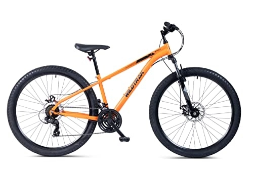 Mountain Bike : WildTrak - Bicicletta MTB, Adulto, 27.5", 21 Velocità, Gruppo Cambi Shimano - Arancione
