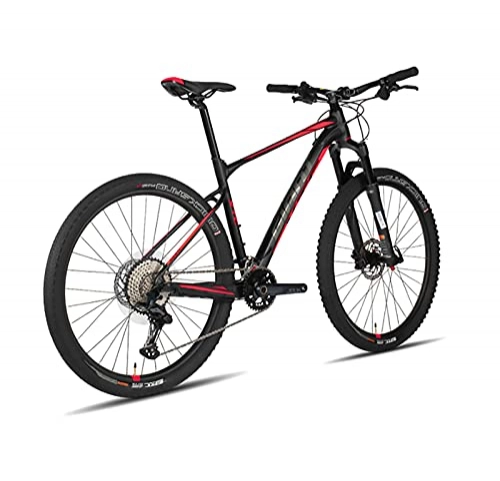 Bicicletas de montaña : HFDJ Giant XTC SLR 2 Aleación de Aluminio Ligera XC Competitiva Off-Road Bicicleta de montaña de 24 velocidades con Freno de Aceite Negro Mate Brillante / Rojo M Altura Recomendada 165-180cm