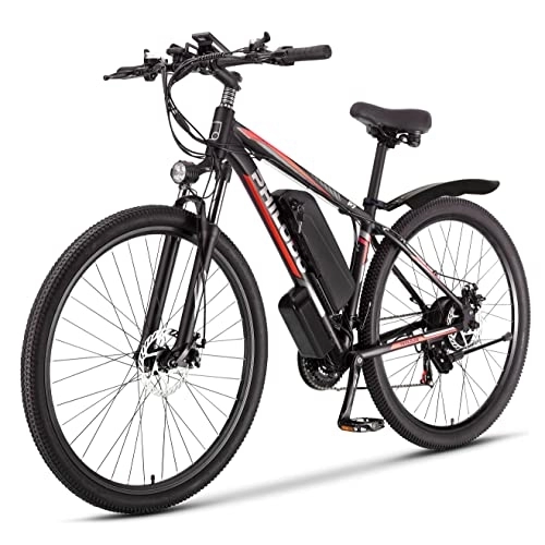 Electric Mountain Bike : 29'' Bike Mountain Bike, Electric Bicycle With 48V 13Ah Removable Batteries, Range 60 Miles, 72N.m, Dual Hydraulic Disc E-Bike, 3 Riding Modes, LCD Display, Shimano 21 Speed