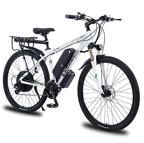 Electric Mountain Bike : Adults Electric Bike 29 Inch Speed 48V 12A 1000W MTB Full Suspension Gears Dual Disc Brakes Mountain Bicycle Motor Mountain Bicycle For Men B