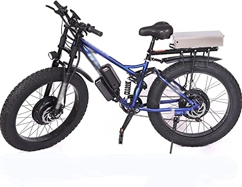 Electric Mountain Bike : AGVOE Electric Bike Electric Bicycle Front and Rear Double Drive bicycleoutdoor Mountain Bike