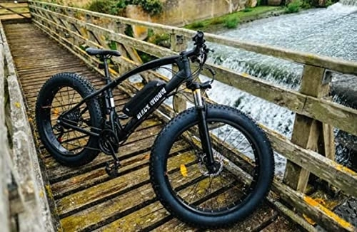 Electric Mountain Bike : Black Widow electrical e bicycle 250w 36v