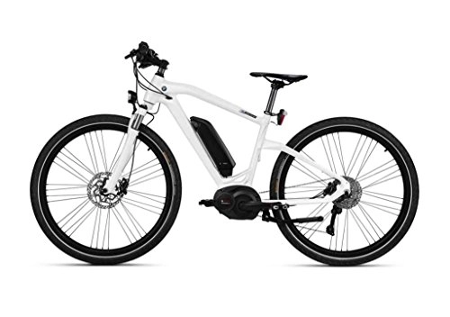 Electric Mountain Bike : BMW Genuine Cruise Electric Bike Bicycle eBike Model 2016Frozen Brilliant White / Black Size: S