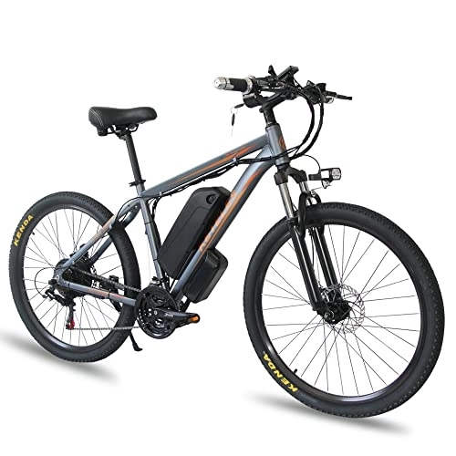 Electric Mountain Bike : Cheap Electric Bicycle 36V / 48V 13AH Battery Pedals Power Assist 250W Motor Bike Lithium Battery Mountain Electric Bike Bicycle (36V13AH 250W, Grey)