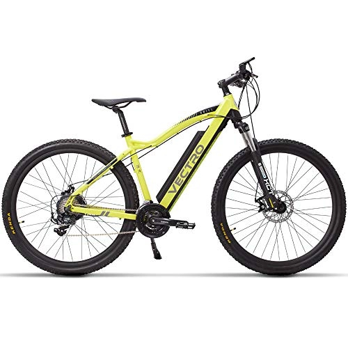 Electric Mountain Bike : DASLING Electric Mountain Bike Invisible Lithium Battery Boost Adult Travel Variable Speed Use 29 Inch Tires Voltage 36 / 48V Top Speed: 20Km / H-36V Yellow