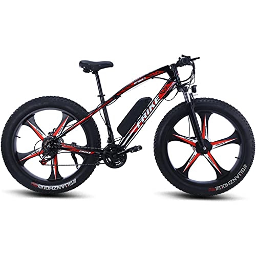 Electric Mountain Bike : DDFGG Electric Bikes For Adult, 4.0 Fat Tire Bike / 350W 36V Super Power Electric Bikes With Removable Lithium Battery And Battery Charger And Three Working Modes(Color:BIKE-002)