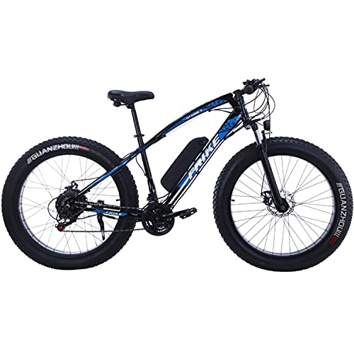 Electric Mountain Bike : DDFGG Electric Bikes For Adult, 4.0 Fat Tire Bike / 350W 36V Super Power Electric Bikes With Removable Lithium Battery And Battery Charger And Three Working Modes(Color:BIKE-005)