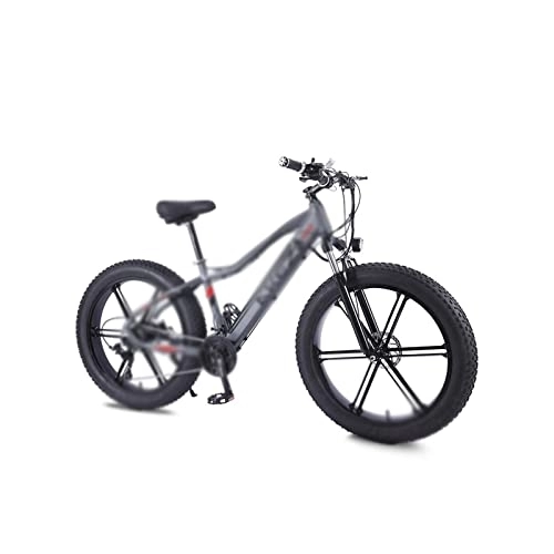 Electric Mountain Bike : ddzxc Electric Bicycles Inch Electric Bike Beach Fat tire Hidden Battery brushless Motor Speed ()
