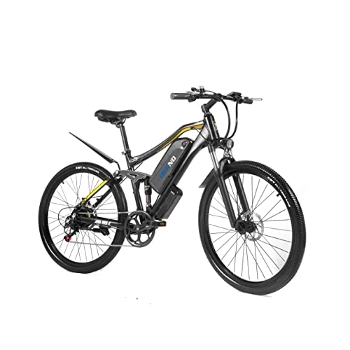 Electric Mountain Bike : DEKNO Electric Bike 27.5 Inch Electric Mountain Bike With 48v 15ah Lithium Ion Battery And Dual Shock Absorbers