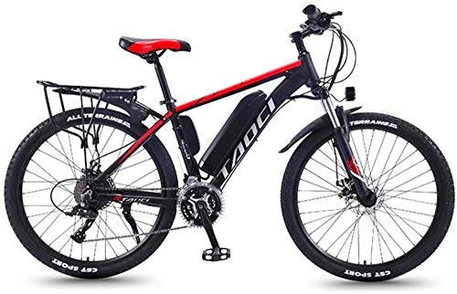 Electric Mountain Bike : Electric Bike Electric Mountain Bike Electric Mountain Bike, 36V-350W High-Speed Motor, 8AN Boost Battery Life 50KM, 26 Inches, 21 Speed, Charging 3-4 Hours for the jungle trails, the snow, the beach,