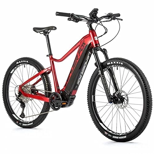 Electric Mountain Bike : Electric bike-vae mountain bike leader fox 27, 5'' orton 2022 man red tiger 11vts central motor panasonic gx ultimate 36v 250w battery 20a (frame size 45cm - m - for adult from 168cm to 178cm)