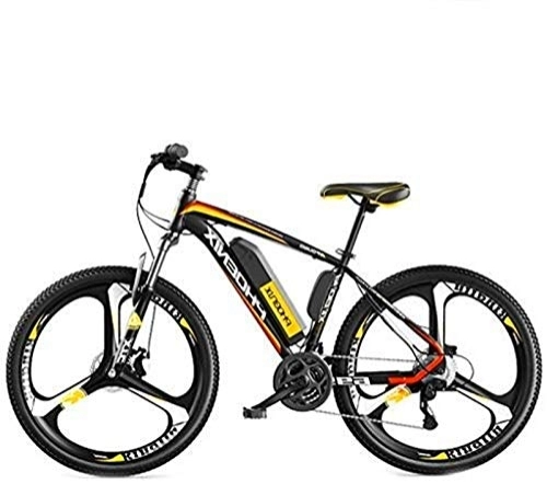 Electric Mountain Bike : Electric Ebikes, Electric Bikes For Adult, Mens Mountain Bike, High Steel Carbon Ebikes Bicycles All Terrain, 26" 36V 250W Removable Lithium-Ion Battery Bicycle Ebike