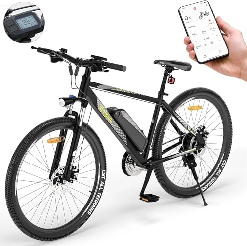 Electric Mountain Bike : Eleglide Electric Bike, M1 Plus 27.5" / 29'' E Mountain Bike, Electric Bicycle for Adults, Commute E-bike with 12.5Ah Removable Battery, LCD Display, Dual Disk Brake, Shimano 21 Speed (Inches, 27.5)