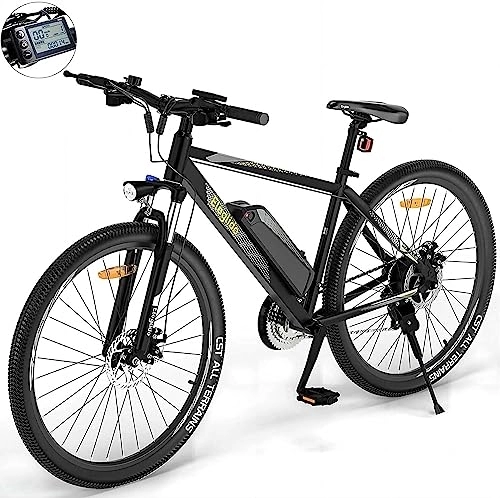Electric Mountain Bike : Eleglide Electric Bike, M1 Plus E Mountain 29'' Bicycle Commute E-bike with 36V 12.5Ah Removable Battery, LCD Display, Dual Disk Brake, Shimano 21 Speed (Eleglide M1 Plus-L)