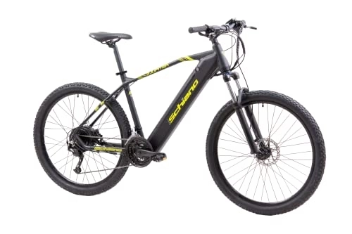 Electric Mountain Bike : F.lli Schiano E-Jupiter 27.5 inch electric bike , mountain bike for adults , road bicycle men women ladies , bikes for adult , e-bike with accessories , 36v battery , suspension , 250W motor , charger