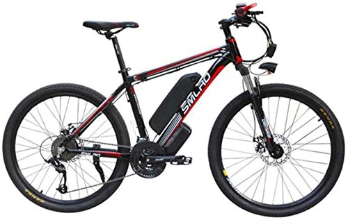 Electric Mountain Bike : Fangfang Electric Bikes, Electric Bicycle Lithium Ion Battery Assisted Mountain Bike Adult Commuter Fitness 48V Large Capacity Battery Car, E-Bike (Color : B)