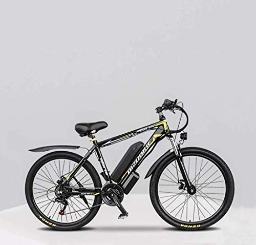 Electric Mountain Bike : GMZTT Unisex Bicycle Adult 26 Inch Electric Mountain Bicycle, 350W 48V Lithium Battery Aluminum Alloy Electric Bicycle, 27 Speed With LCD Display (Size : 14AH)