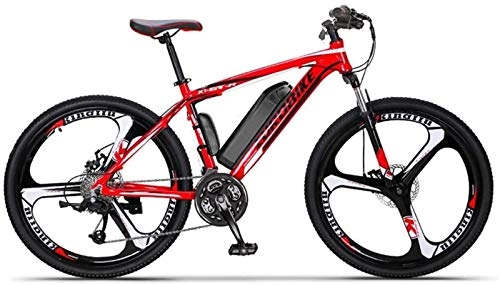 Electric Mountain Bike : GMZTT Unisex Bicycle Adult Electric Mountain Bicycle, 36V Lithium Battery, Aerospace Aluminum Alloy 27 Speed Electric Bicycle 26 Inch Wheels (Color : B, Size : 40KM)