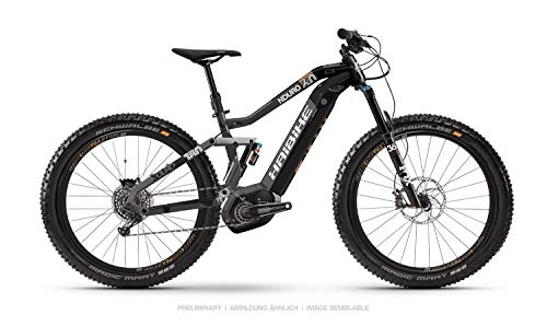 Electric Mountain Bike : HAIBIKE Xduro nduro 6.0 27.5'' i500wh Bosch 12v Black Size 44 2019 (eMTB Enduro)
