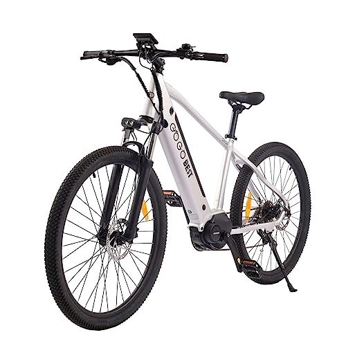 Electric Mountain Bike : Haloppe Electric Bike for Adults, Mountain Bike 250W Electric Hybrid Bicycle Commute E-bike with 36V 10Ah Removable Battery, LCD Display City Commuter for Sports Outdoor Cycling Travel Commuting Grey