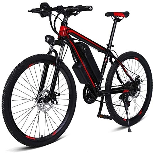 Electric Mountain Bike : Luxury Electric bikes, Adults Mountain Electric Bike, 250W Motor 36V Removable Battery 26" City Commute Ebike 27 Speed Gear with Rear Seat Dual Disc Brakes Max Speed 25 Km / H