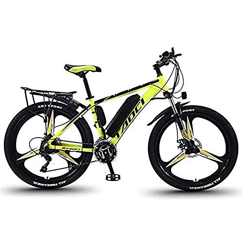 Electric Mountain Bike : NAYY 350W Electric Bikes for Adult, 26" Mens Mountain Bike, Magnesium Alloy Ebikes Bicycles All Terrain, 36V Removable Lithium-Ion Battery Bicycle Ebike, for Outdoor Cycling Travel Work Out