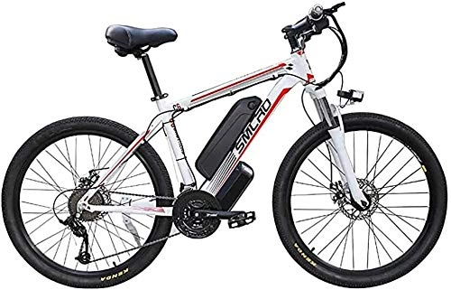 Electric Mountain Bike : PARTAS Travel Convenience A Healthy Trip 26 Inch Adult 48V Large Capacity Electric Bicycle LCD Monitor Dustproof And Waterproof 5 Speed High Power Smart Mountain Bike