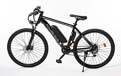 Electric Mountain Bike : Power-Ride EAGLE Electric Bike Powerful 250W Motor, 27.5" Wheel, 19" Aluminum Frame, Speed 25KM / H, 10.4AH Battery with Security Key Lock - 7 Speed TXZ500 Shimano Gear System