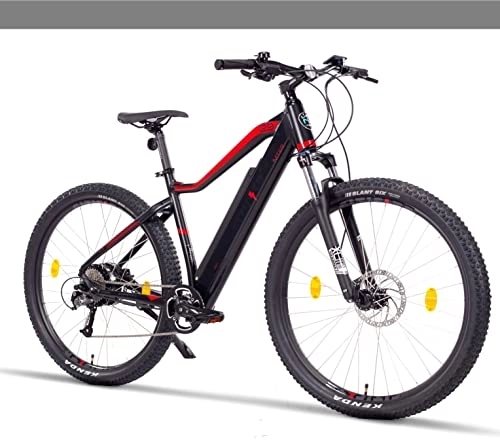 Electric Mountain Bike : Qivelo Fito MT29 electric trekking bike - black / red