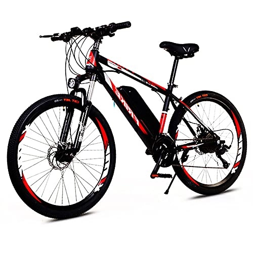 Electric Mountain Bike : S HOME Fashion 26 Inch Electric Mountain Bike - 250W High Brush Motor, With Removable 36V 8Ah Lithium Ion Battery, 21 Gears, 3 Riding Modes