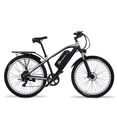 Electric Mountain Bike : Shengmilo M90 29inch Electric Bike Electric Mountain Bike for Commuting 48V 17Ah Lithium Ion Battery Men's All Terrain Electric Bicycle