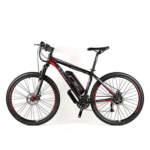 Electric Mountain Bike : SHJR Adult Mountain Electric Bike, All-Terrain Offroad 48V Lithium Battery Electric Bicycle, With LCD Display Aluminum Alloy Mens E-Bikes 27 Speed, 26Inch