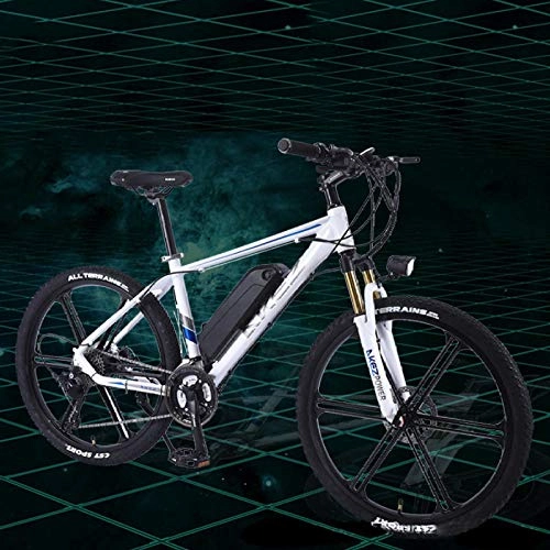 Electric Mountain Bike : U / A Fixed Gear Bike Aluminum Alloy Mountain Bike Adult Variable Speed Power-Assisted Bicycle Electric 26 Inch