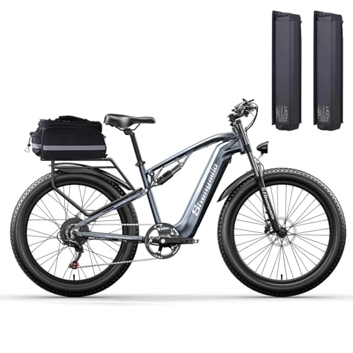 Electric Mountain Bike : Vikzche Q mx05 electric bike ba fang motor 17.5 ah samsung cells battery electric bicycle for aldut men and women (Add an extra battery)