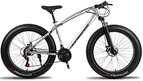 Fat Tyre Mountain Bike : MTB - 26 inch mountain bike disc brake 21 gear shift full suspension men-women-bike-5 colors