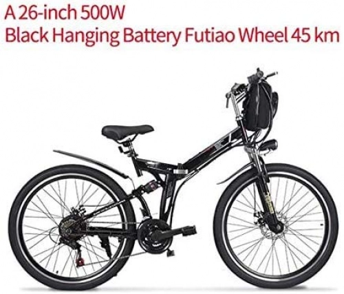 Folding Electric Mountain Bike : XINTONGLO Electric bicycle 500 W, the electric bicycle built-in lithium battery, E bicycle electric bicycle 26"off-road bike electric bicycle electric bike