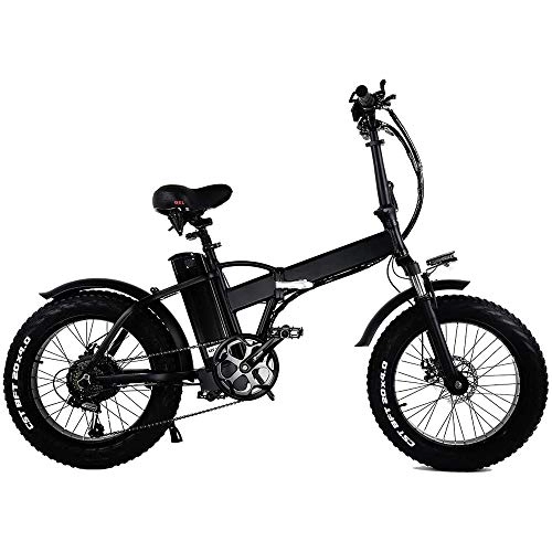 Folding Electric Mountain Bike : YDBET Electric Folding Bike with 48V 15Ah Lithium-ion Battery 500W Motor, City Mountain Bicycle Booster 100-120KM Folding Ebike for Outdoor Cycling Travel Work Out