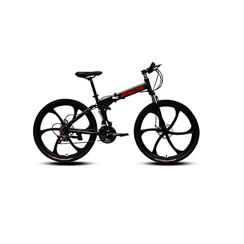 Folding Mountain Bike : LANAZU Adult Bike, Mountain Bike, Variable Speed 26 Inch Bike, Foldable, Suitable for Mobility, Adventure