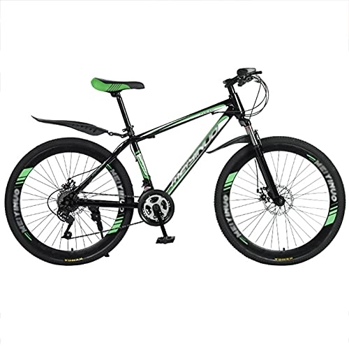 Mountain Bike : FAXIOAWA Children's bicycle 26 Inch Mountain Bike 21 Speed ​​Adults Mountain Trail City Bicycle Bold Suspension Frame with Dual-Disc Brake for Men and Women (Color : Style3, Size : 26inch24 speed)